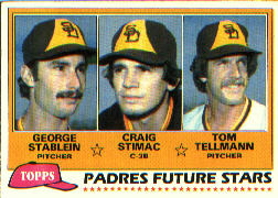 1981 Topps Baseball Cards      356     George Stablein/Craig Stimac/Tom Tellmann RC